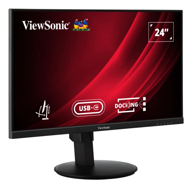 Zweites Bild vonViewSonic VG Series VG2409U-2, 60,5 cm (23.8"), 1920 x 1080 Pixel, Full HD, LED, 4 ms, Schwarz