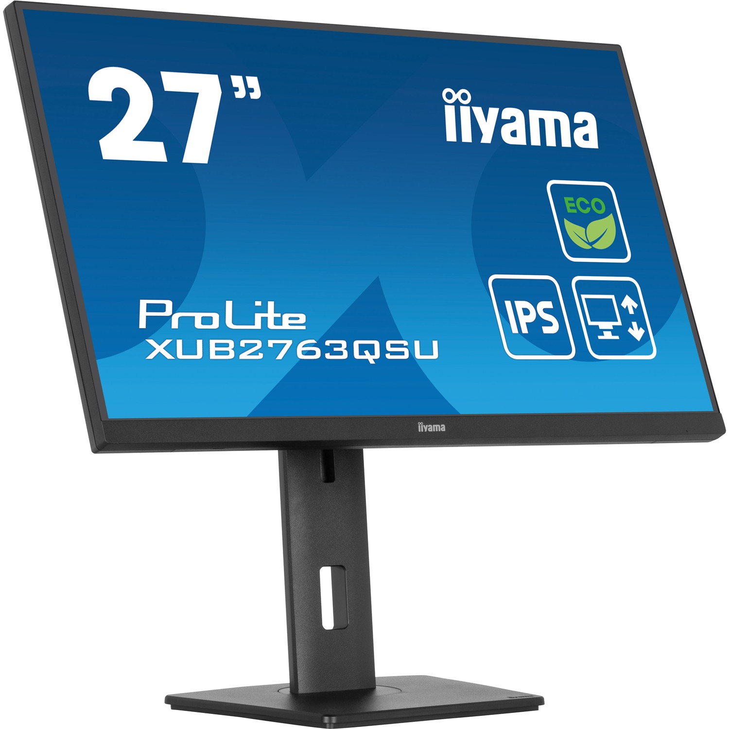 Zweites Bild vonIiyama ProLite XUB2763QSU-B1, 68,6 cm (27"), 2560 x 1440 Pixel, Full HD, LED, 2 ms, Schwarz
