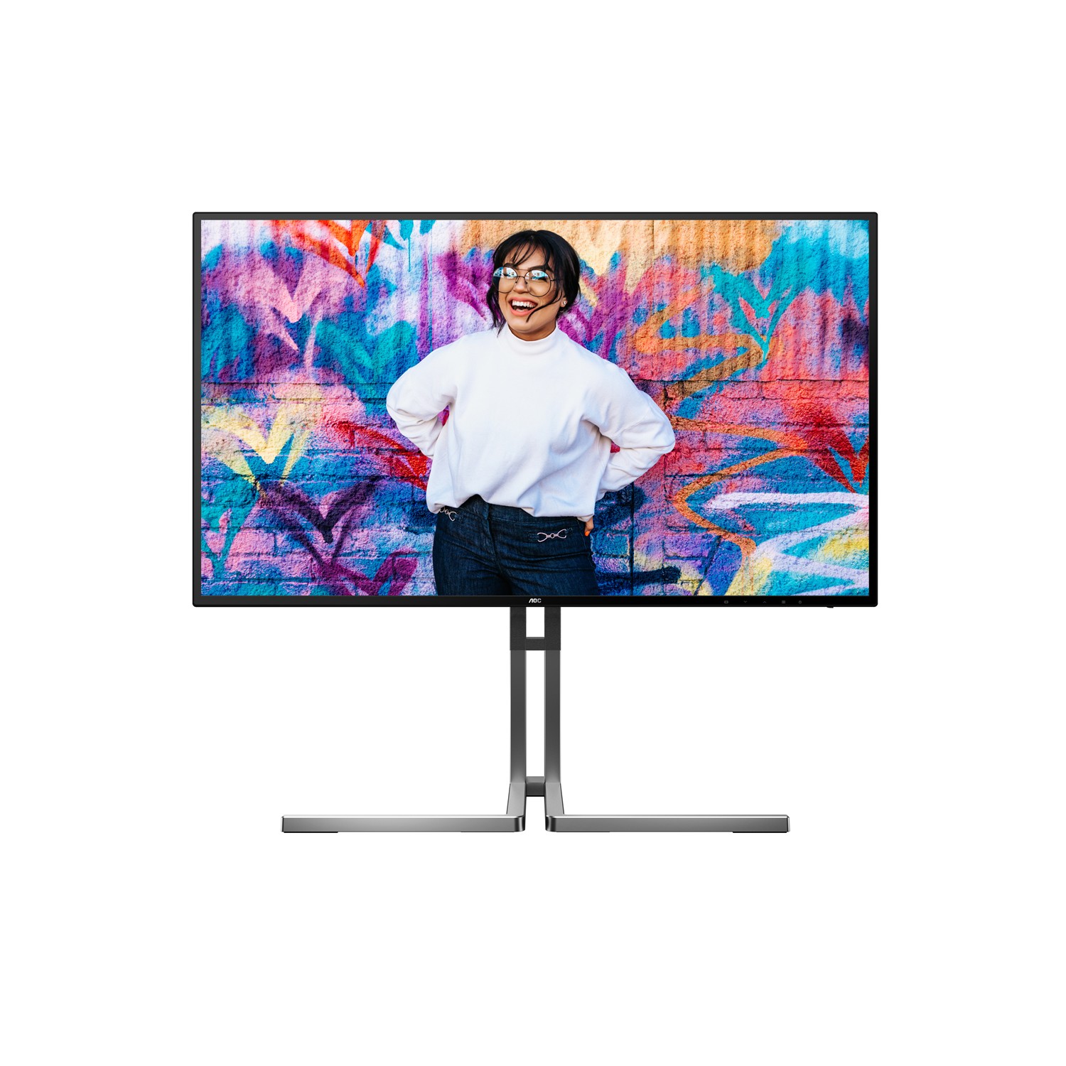 Zweites Bild vonAOC U27U3CV, 68,6 cm (27"), 3840 x 2160 Pixel, 4K Ultra HD, LCD, 4 ms, Schwarz
