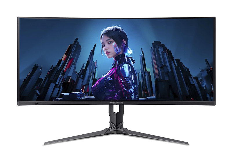 Acer Predator UM.CXXEE.501, 86,4 cm (34"), 3440 x 1440 Pixel, UltraWide Quad HD, QD-OLED, 0,1 ms, Schwarz
