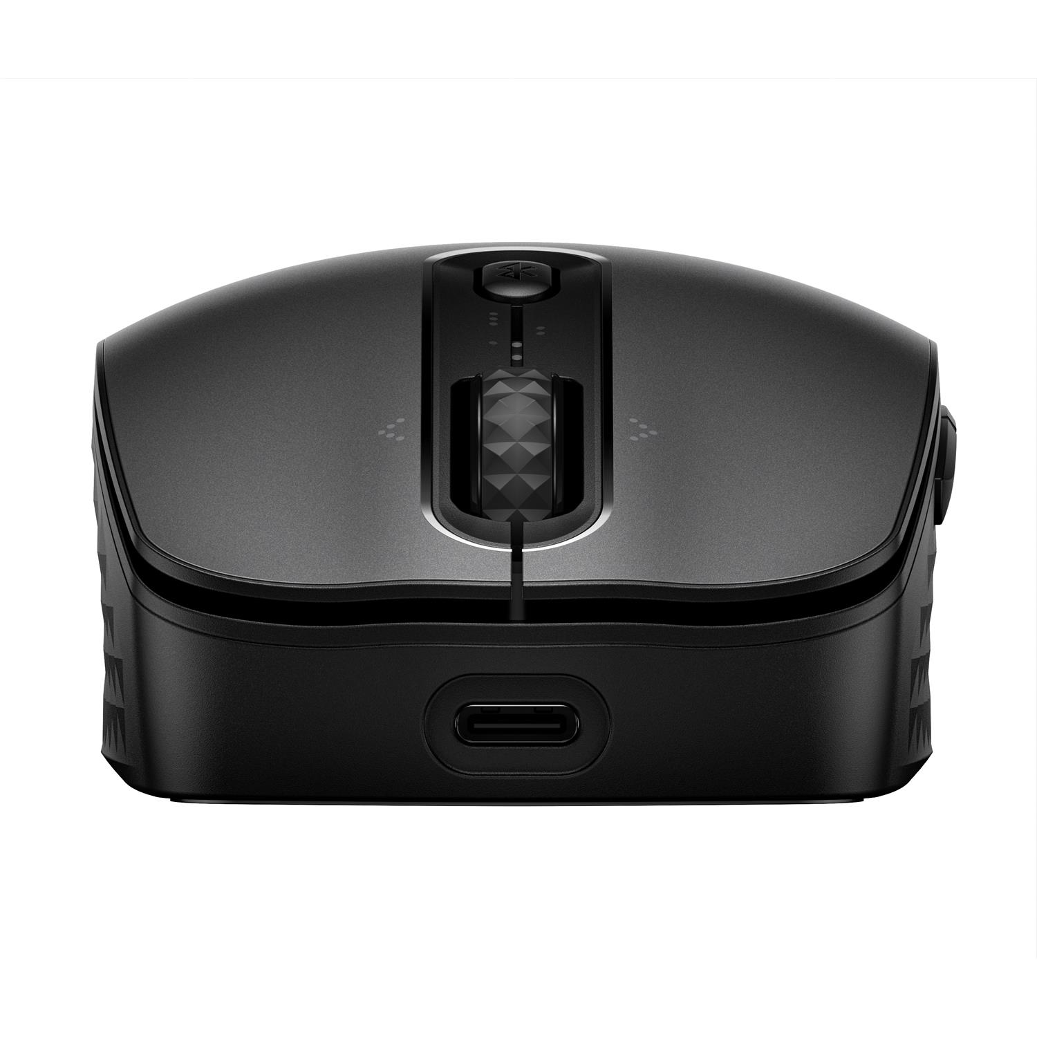 HP 690 Wiederaufladbare Wireless-Maus, Beidhändig, Bluetooth, 4000 DPI, Schwarz