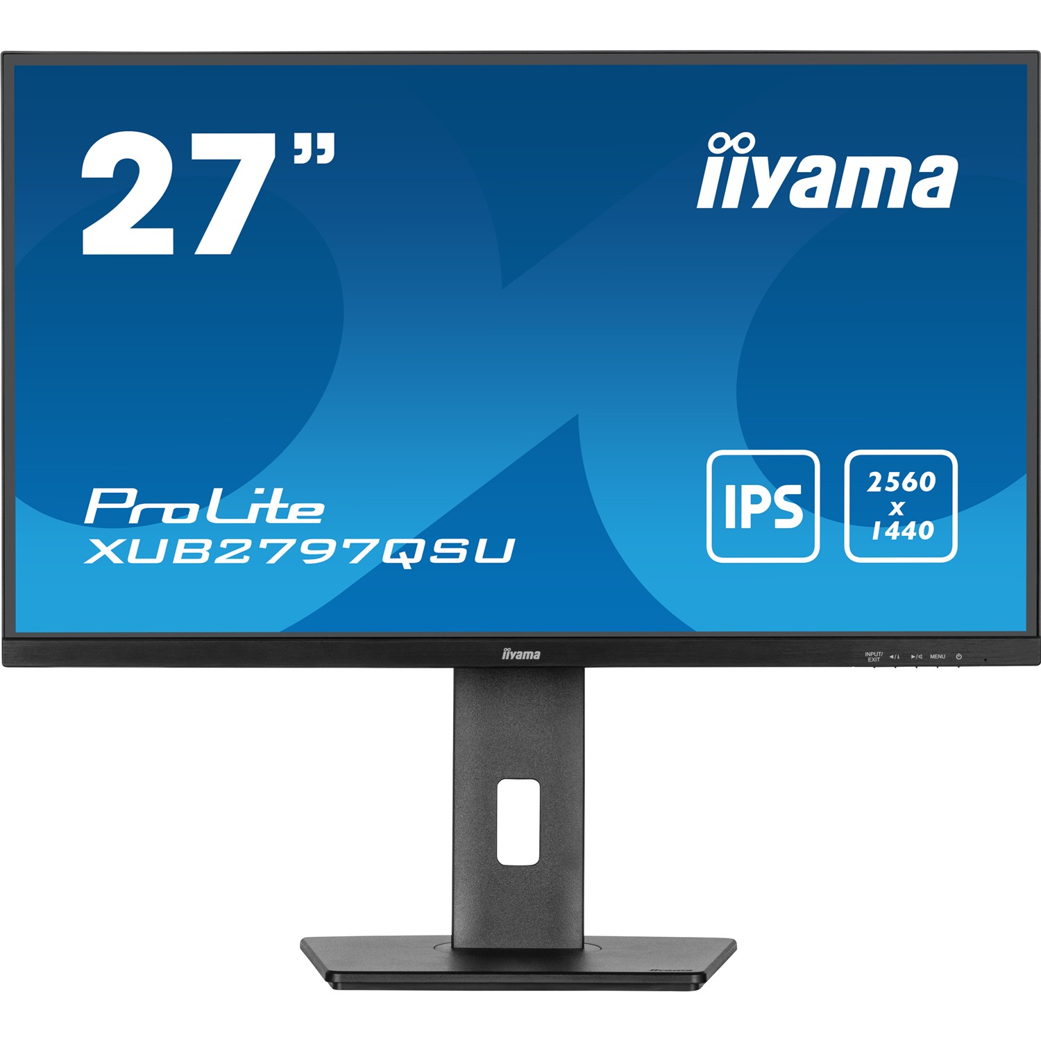 Iiyama ProLite XUB2797QSU-B2, 68,6 cm (27"), 2560 x 1440 Pixel, Quad HD, LED, 1 ms, Schwarz