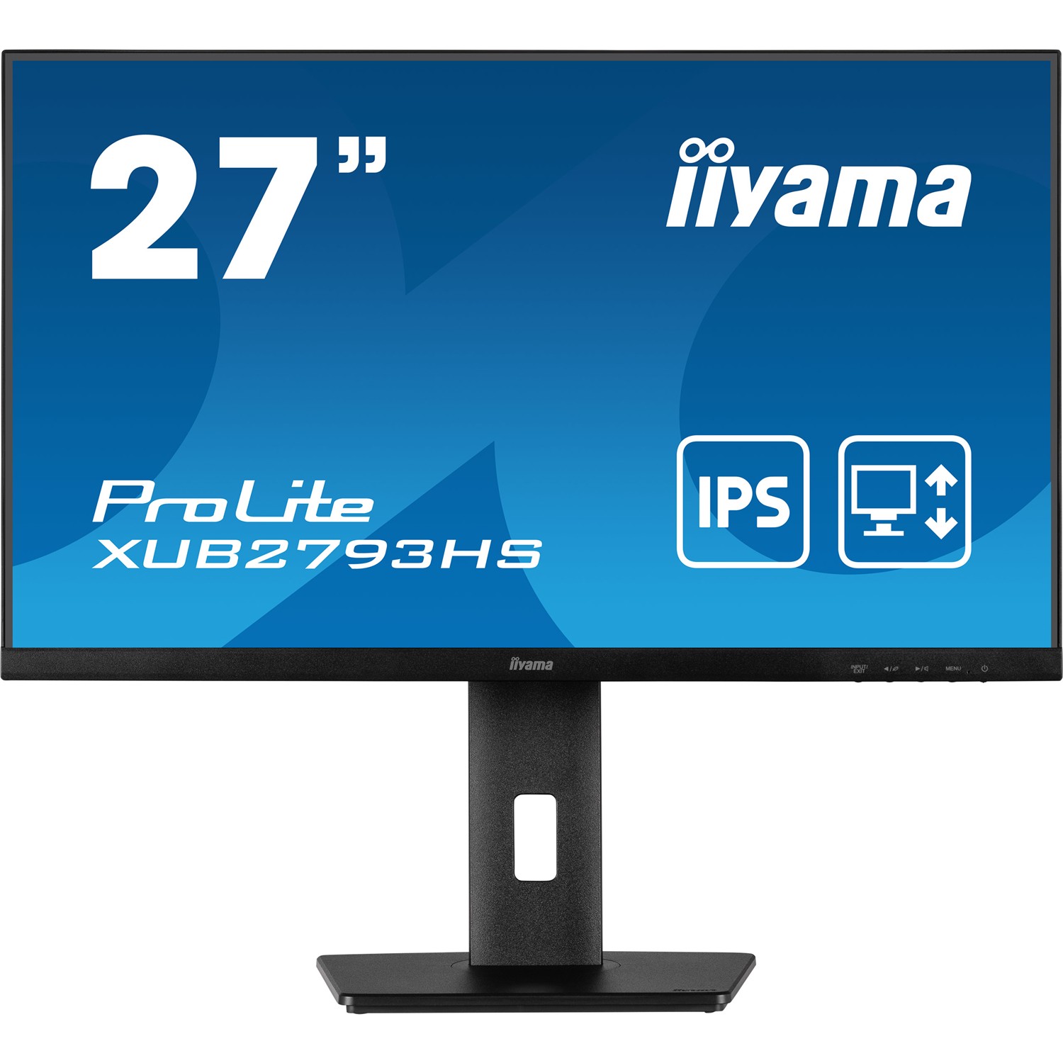Iiyama ProLite XUB2793HS-B7, 68,6 cm (27"), 1920 x 1080 Pixel, Full HD, LED, 1 ms, Schwarz
