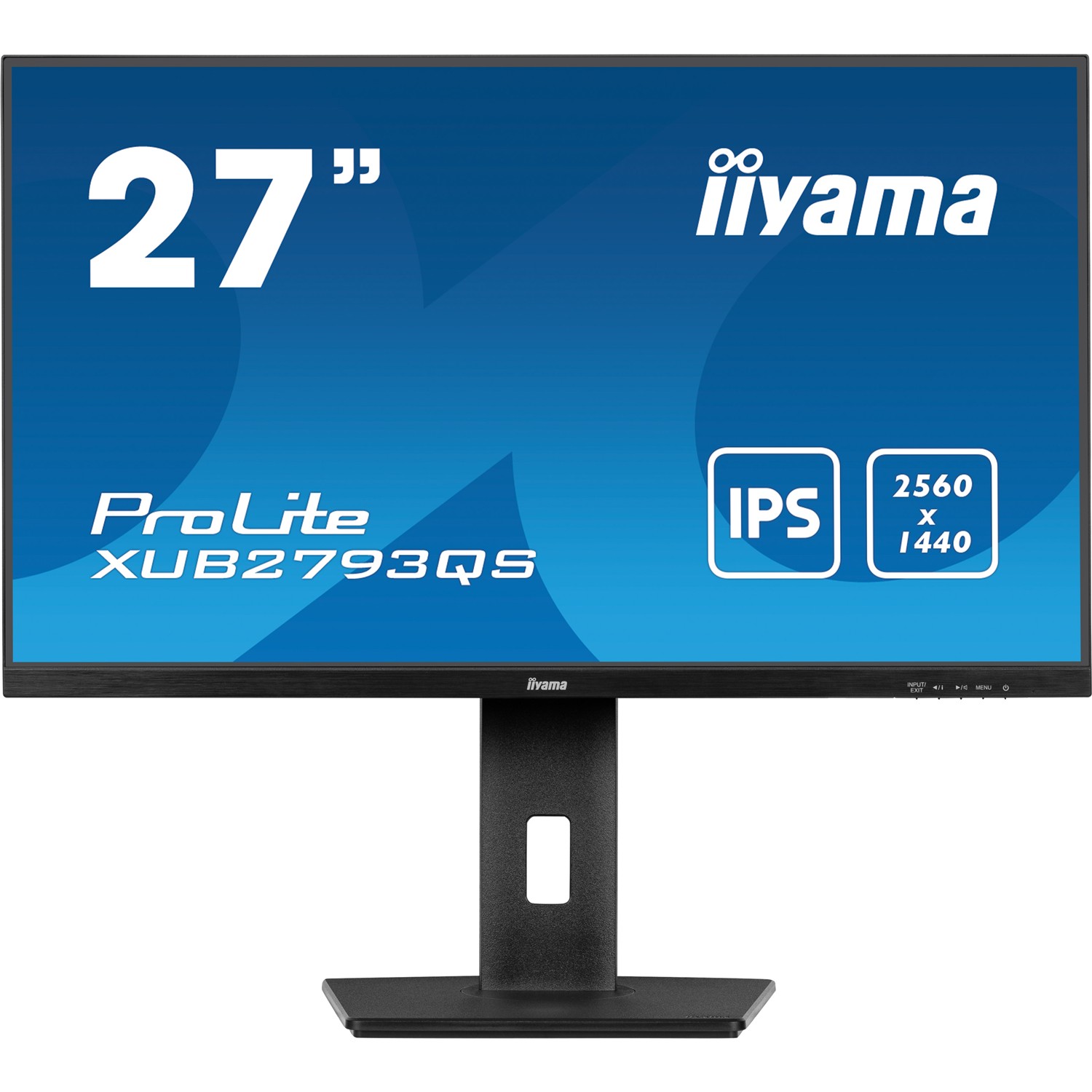 Iiyama ProLite XUB2793QS-B7, 68,6 cm (27"), 2560 x 1440 Pixel, Quad HD, LED, 1 ms, Schwarz
