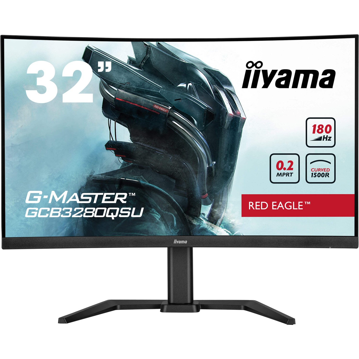 Iiyama G-MASTER GCB3280QSU-B2, 80 cm (31.5"), 2560 x 1440 Pixel, Dual QHD, LED, 0,2 ms, Schwarz
