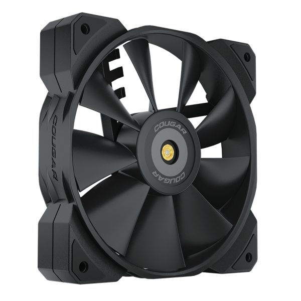 Zweites Bild vonCougar Gaming Gehäuse Lüfter MHP 120, Schwarz, Ventilator, 12 cm, 600 RPM, 2000 RPM, Schwarz