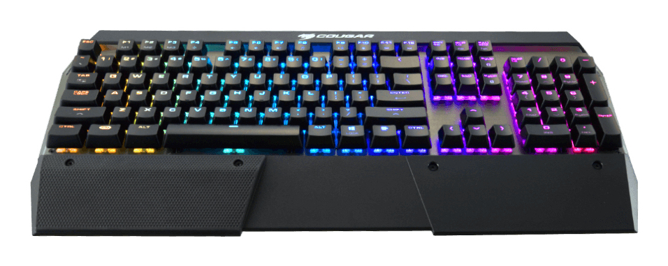 Zweites Bild vonCougar Gaming Gaming Tastatur Attack X3 RGB, Mechanisch, Cherry MX Silber, Kabelgebunden, USB, Mechanischer Switch, QWERTY, RGB-LED, Schwarz