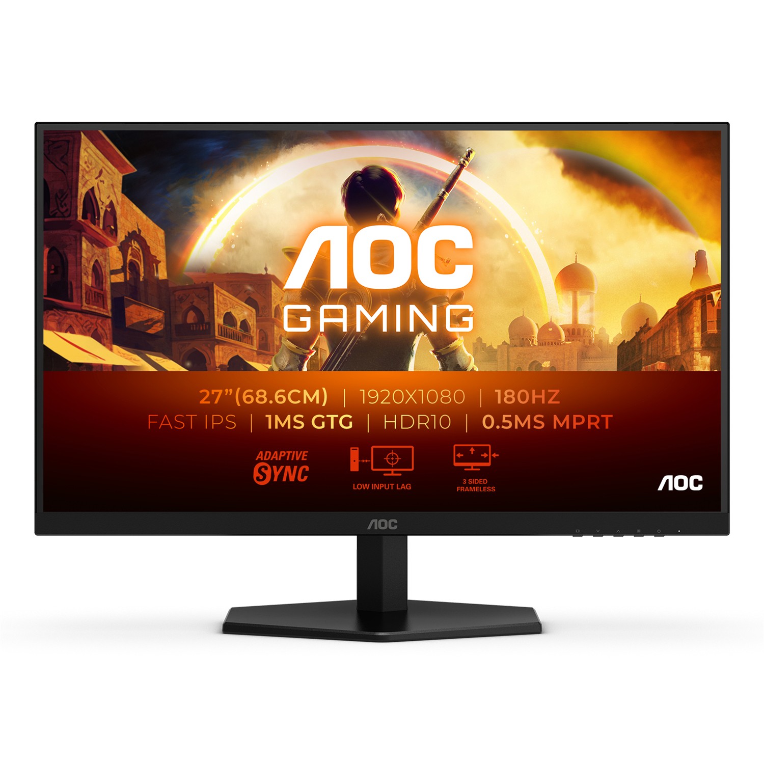 AOC G4 27G42E, 68,6 cm (27"), 1920 x 1080 Pixel, Full HD, LCD, 1 ms, Schwarz