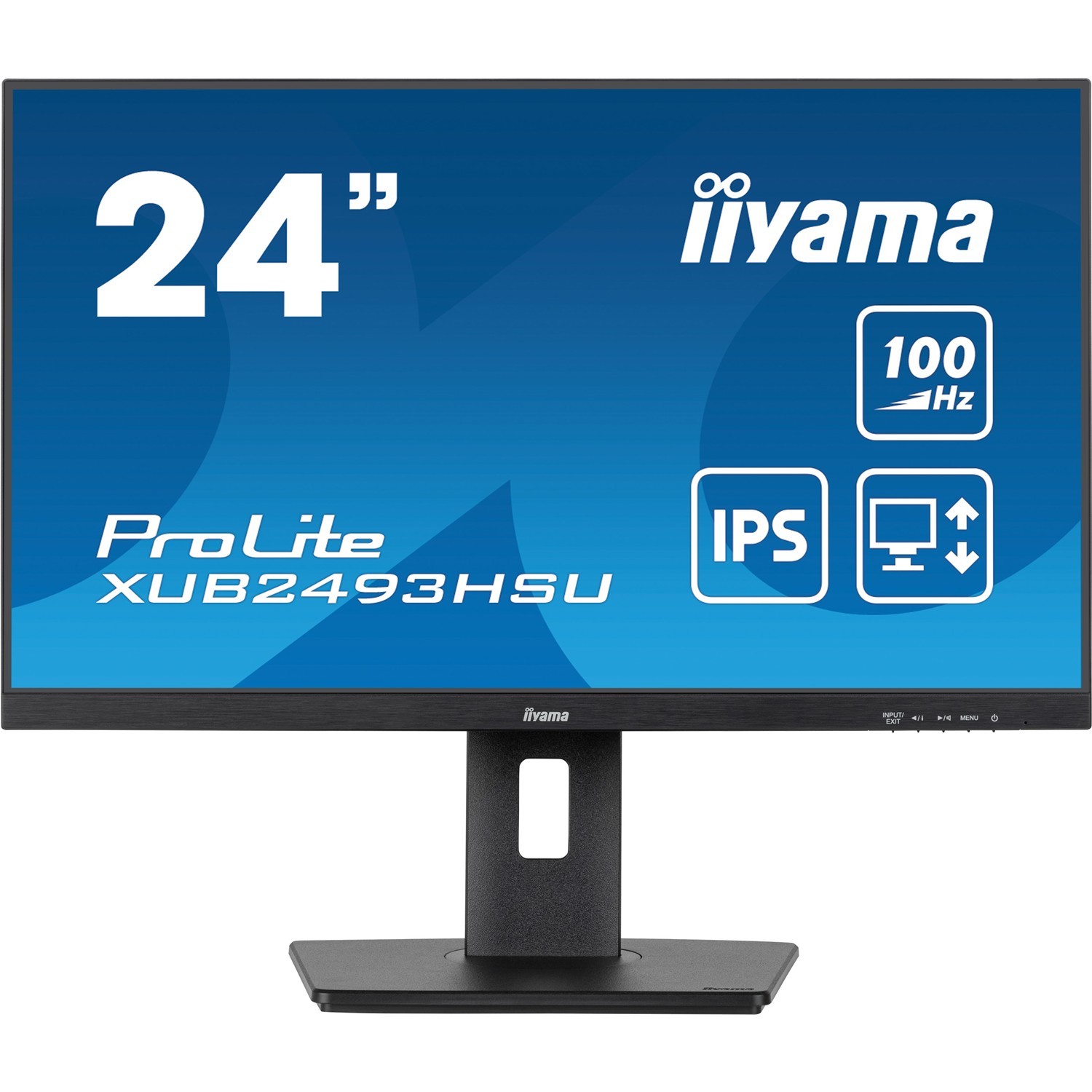 Iiyama XUB2493HSU-B7, 60,5 cm (23.8"), 1920 x 1080 Pixel, Full HD, LED, 1 ms, Schwarz