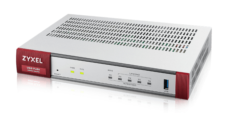 Zweites Bild vonZyXEL USGFLEX50HP-EU0102F, 0,35 Gbit/s, 0,09 Gbit/s, 40,92 BTU/h, 15 Benutzer, 655130 h, SNMP v1, v2c, v3