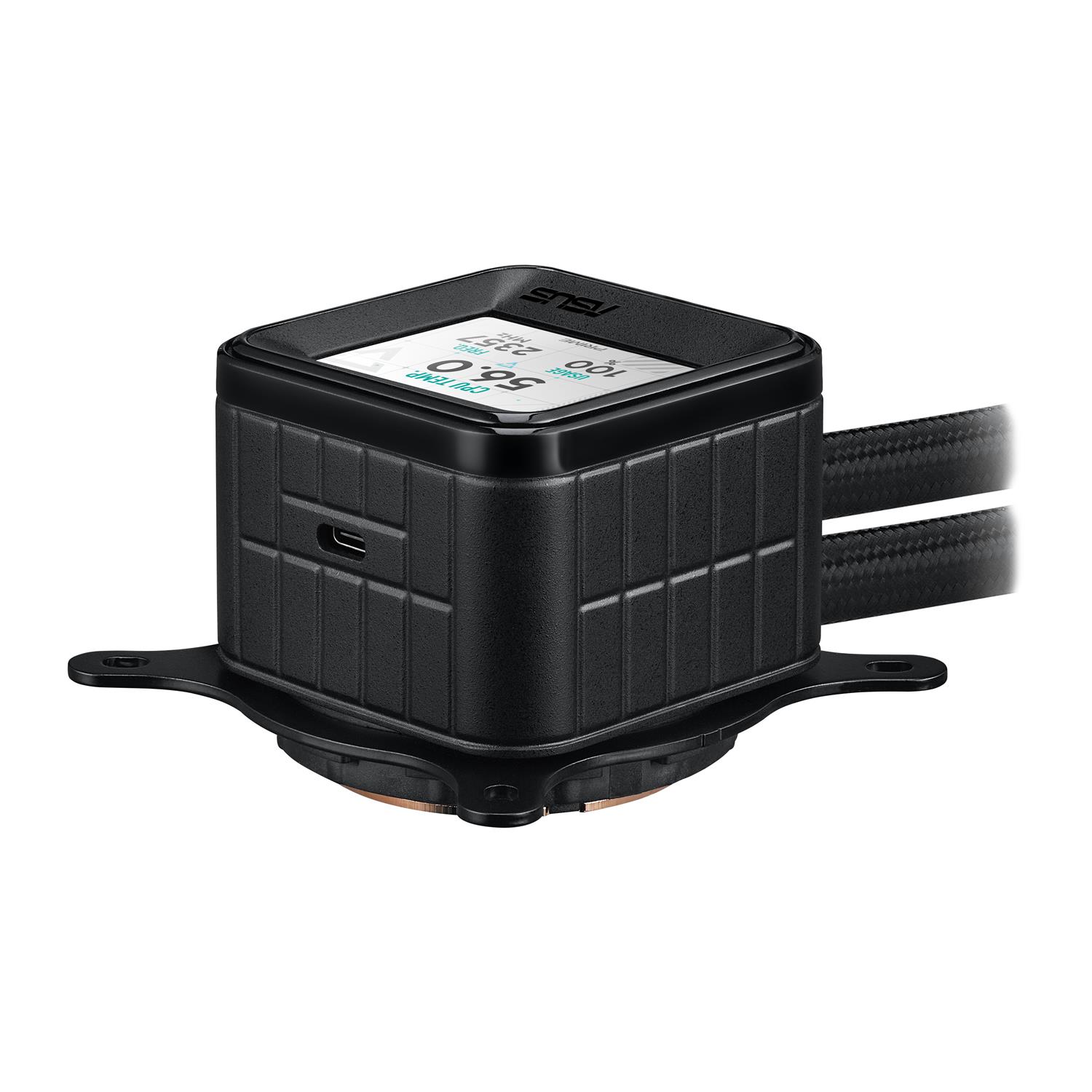 Zweites Bild vonASUS Prime LC 360 ARGB LCD, All-in-One-Flüssigkeitskühler, 12 cm, Schwarz