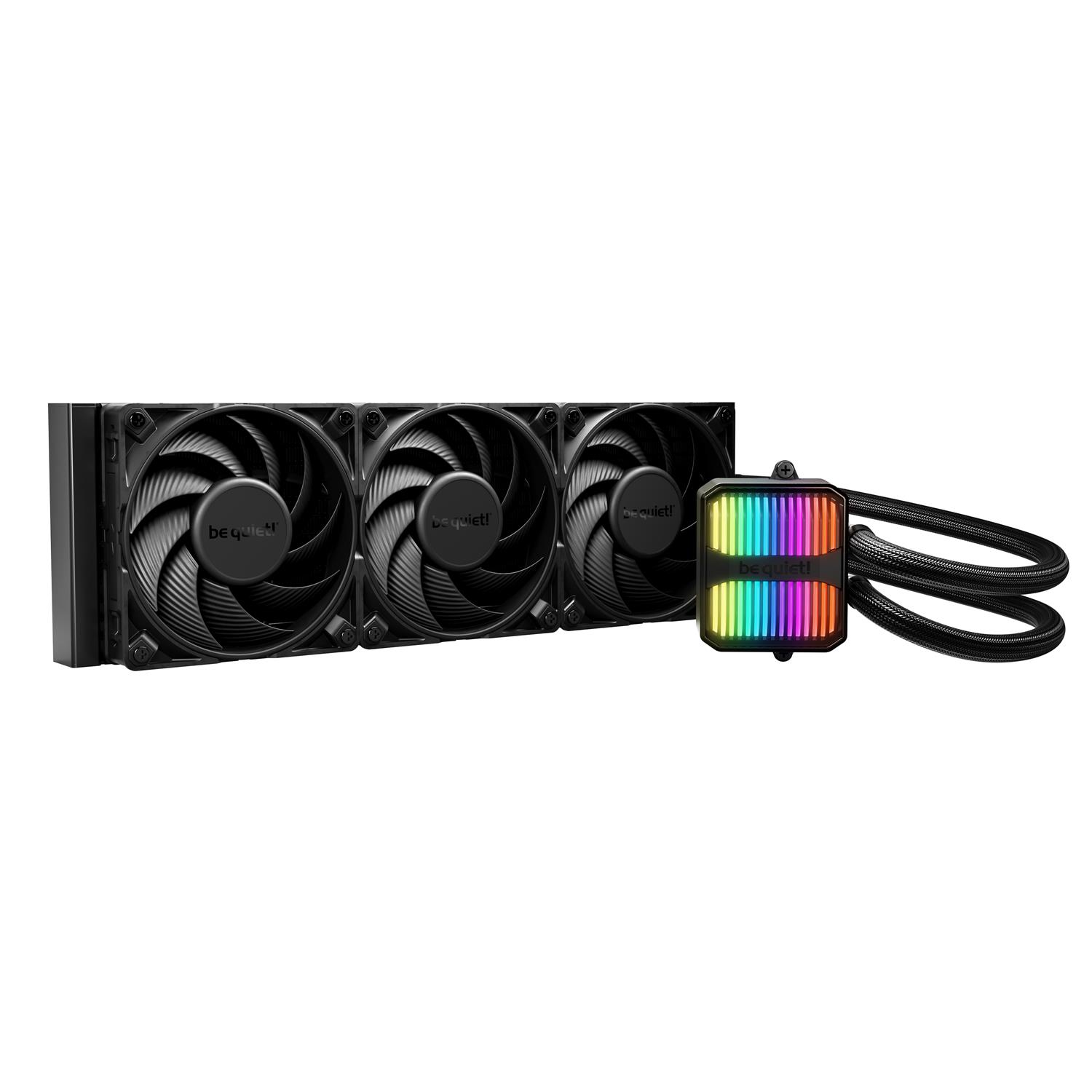Be Quiet! Silent Loop 3 360 mm, All-in-One-Flüssigkeitskühler, 12 cm, 130,3 m³/h, Schwarz