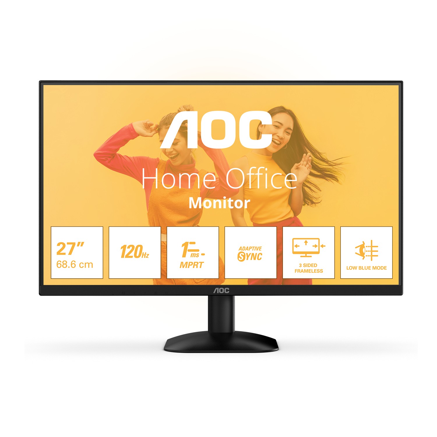 AOC B3 27B35HM, 68,6 cm (27"), 1920 x 1080 Pixel, Full HD, LED, 4 ms, Schwarz