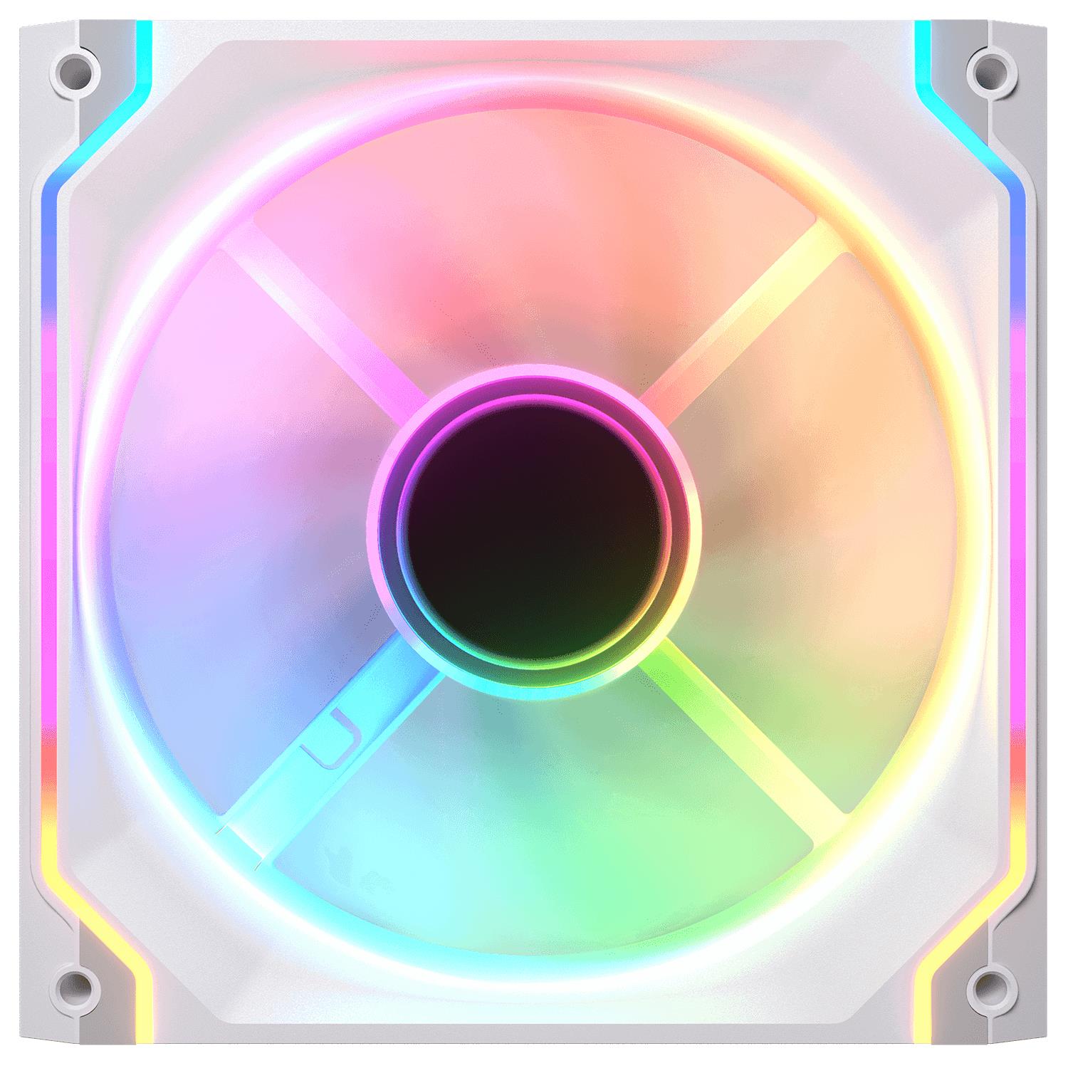 Cougar Gaming Gehäuse Lüfter SC140 ARGB, Reverse Blade, single infinity mirror, Weiß, Lüftermodul, Weiß, 3-pin + 4-pin, 51,91 cfm, 26,8 dB, Computergehäuse
