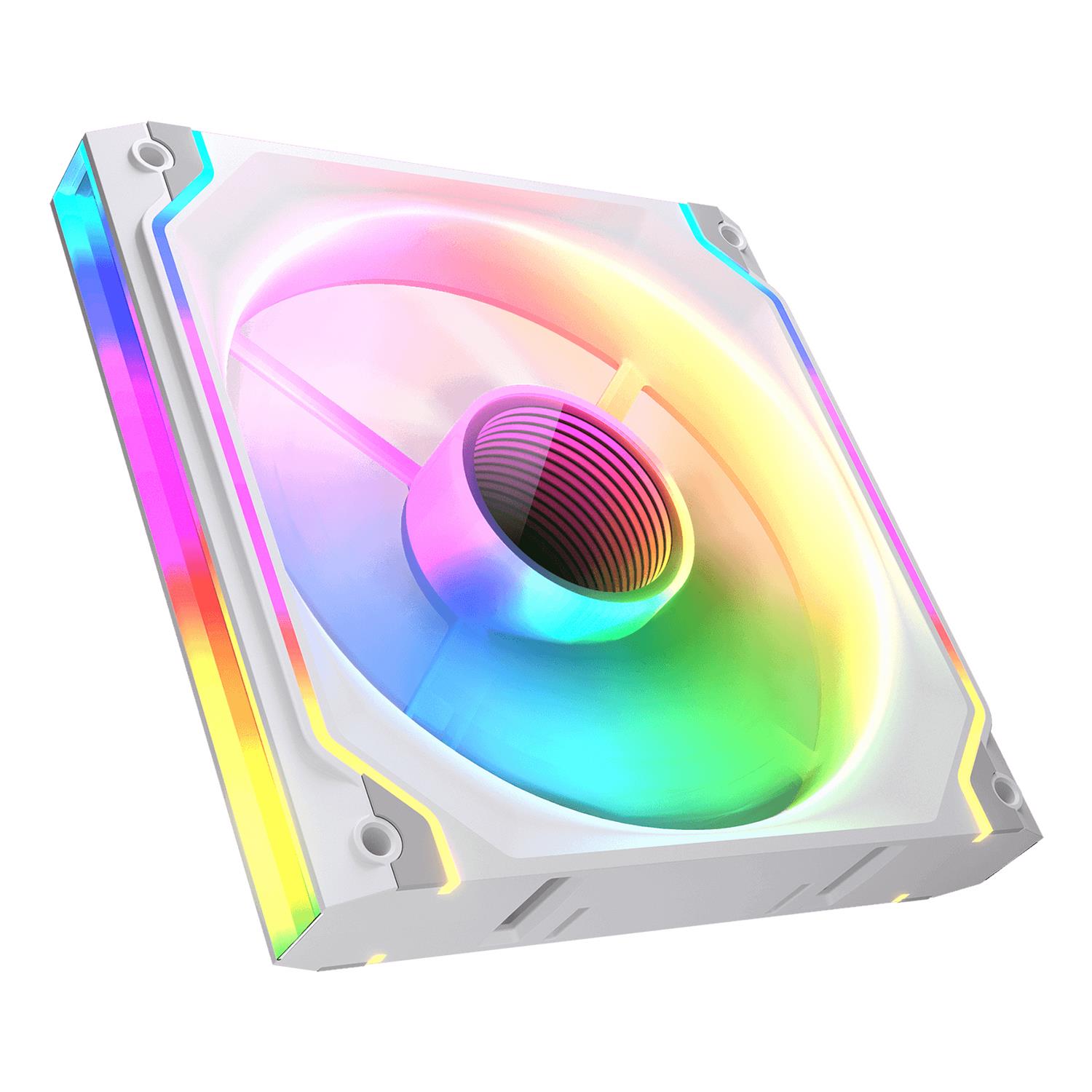 Zweites Bild vonCougar Gaming Gehäuse Lüfter SC140 ARGB, Reverse Blade, single infinity mirror, Weiß, Lüftermodul, Weiß, 3-pin + 4-pin, 51,91 cfm, 26,8 dB, Computergehäuse