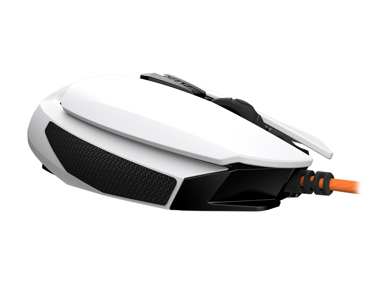 Zweites Bild vonCougar Gaming Gaming Maus AirBlader Tournament, Kabelgebunden, Weiß, rechts, Optisch, USB Typ-A, 20000 DPI, Weiß