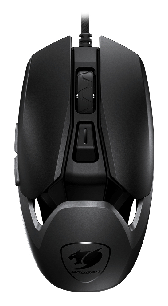 Cougar Gaming Gaming Maus AirBlader, Kabelgebunden, Schwarz, Optisch, USB Typ-A, 16000 DPI, Schwarz