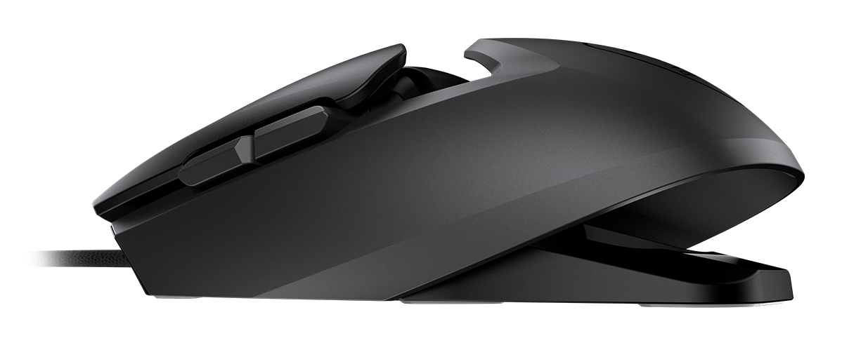 Zweites Bild vonCougar Gaming Gaming Maus AirBlader, Kabelgebunden, Schwarz, Optisch, USB Typ-A, 16000 DPI, Schwarz