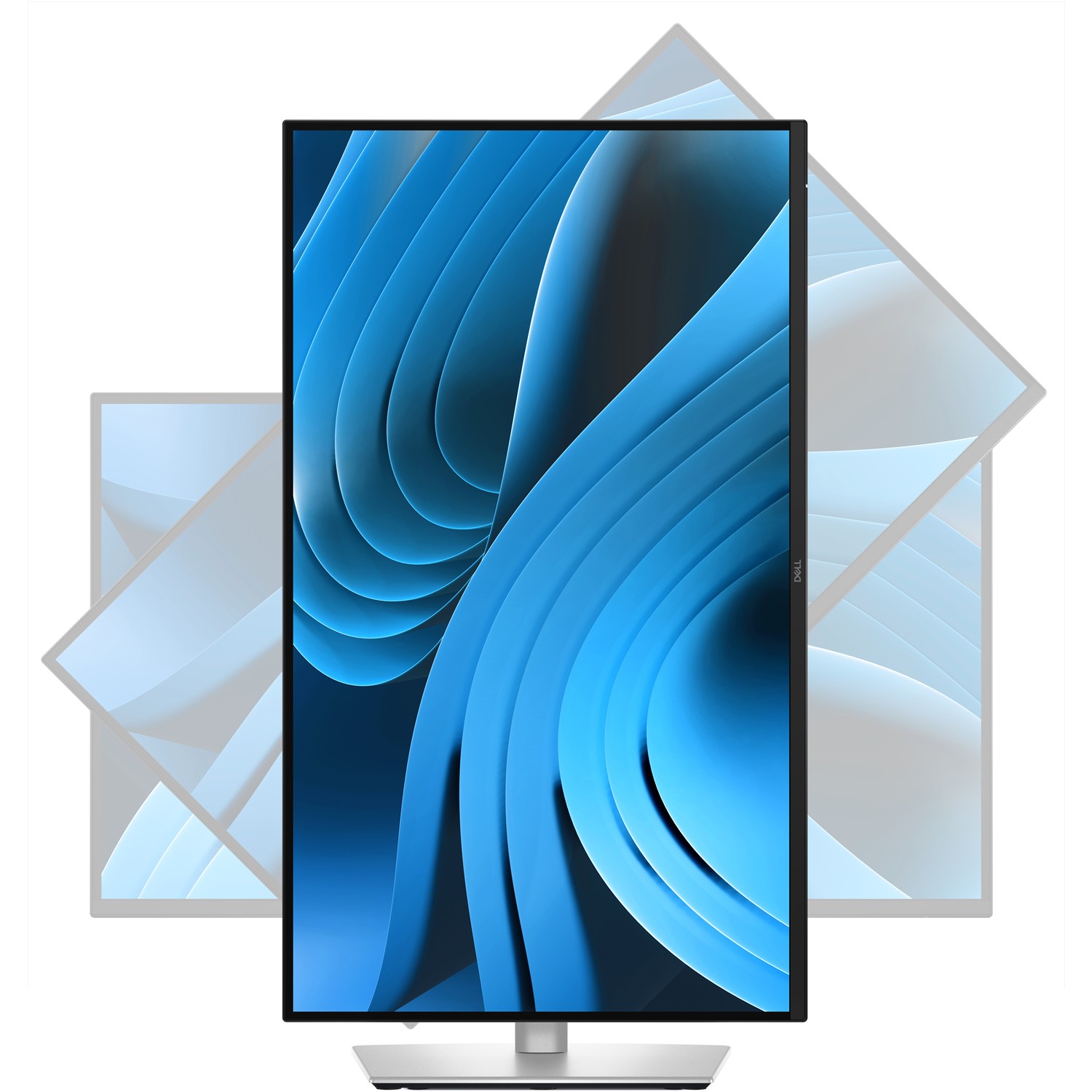 Zweites Bild vonDell Pro Plus P2725QE, 68,6 cm (27"), 3840 x 2160 Pixel, 4K Ultra HD, LCD, 8 ms, Schwarz, Silber