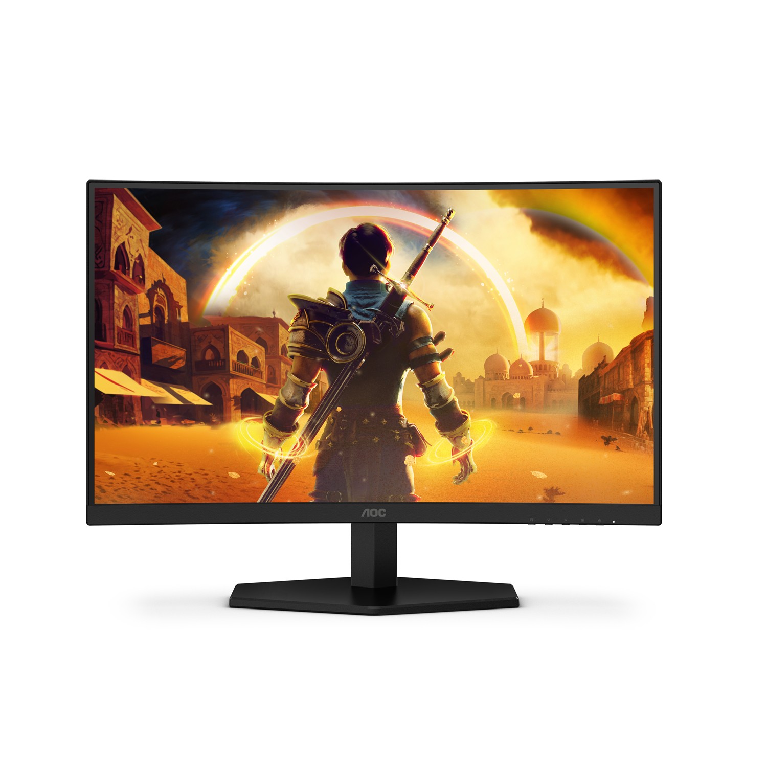 Zweites Bild vonAOC G4 C24G42E, 59,9 cm (23.6"), 1920 x 1080 Pixel, Full HD, LED, 4 ms, Schwarz, Rot