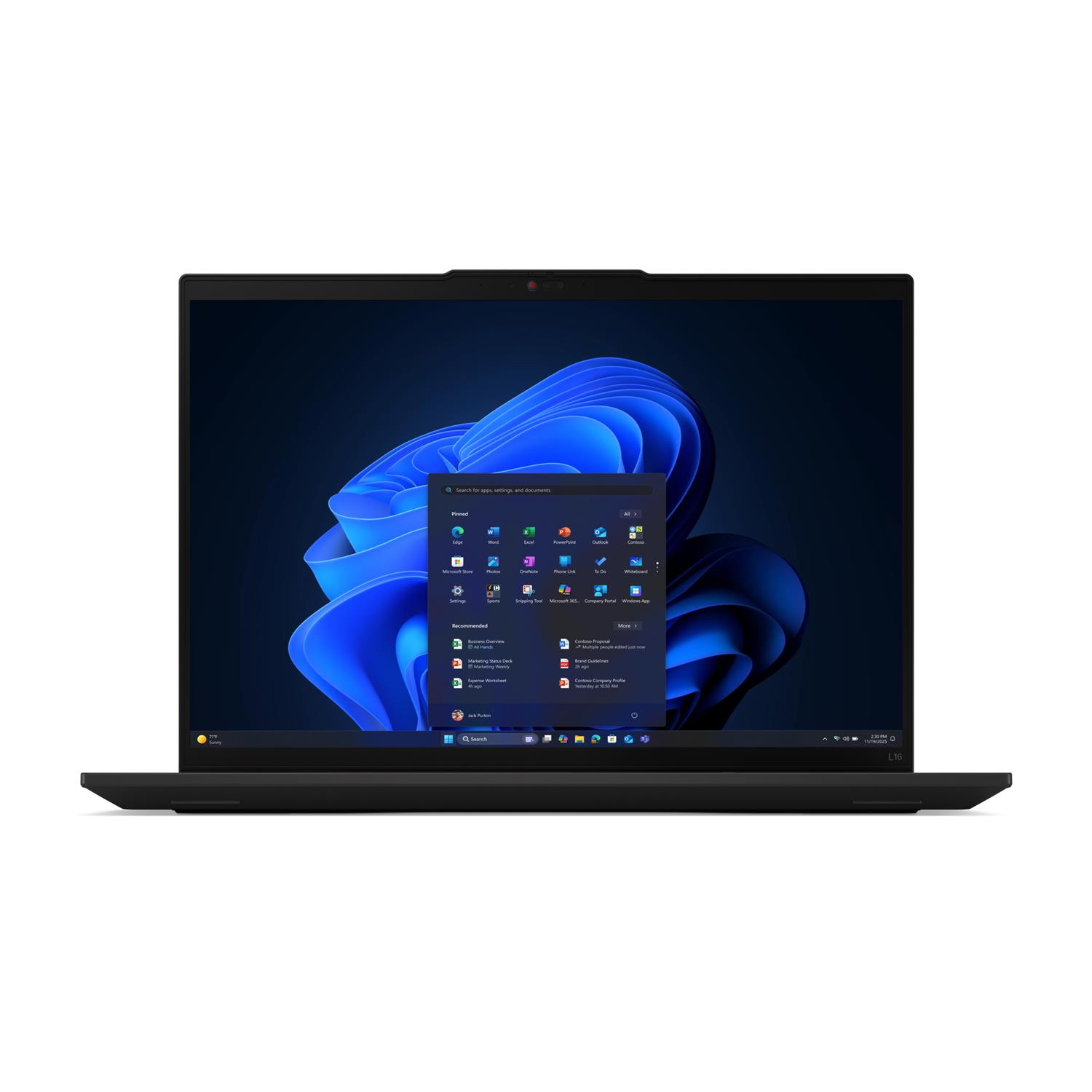 Lenovo ThinkPad L16 Gen 2 (Intel), Intel Core Ultra 5, 40,6 cm (16"), 1920 x 1200 Pixel, 16 GB, 512 GB, Windows 11 Pro