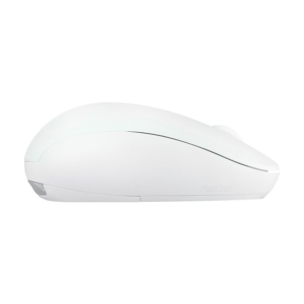 ASUS Fragrance Mouse MD101, Beidhändig, Optisch, RF Wireless + Bluetooth, 2400 DPI, Weiß