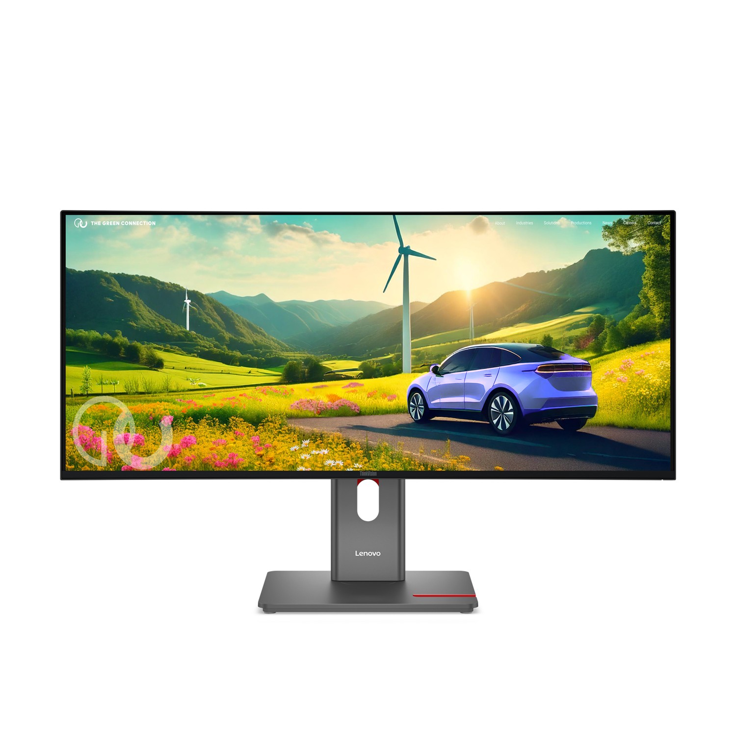 Lenovo ThinkVision P34WD-40, 86,4 cm (34"), 3440 x 1440 Pixel, Wide Quad HD, LCD, 6 ms, Schwarz