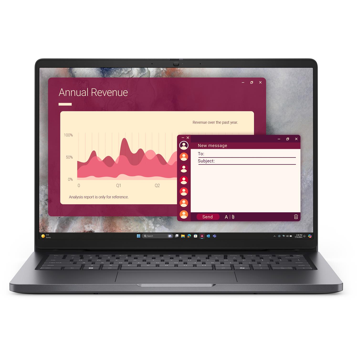 Dell Pro PC14250, Intel Core 5, 35,6 cm (14"), 1920 x 1200 Pixel, 16 GB, 512 GB, Windows 11 Pro