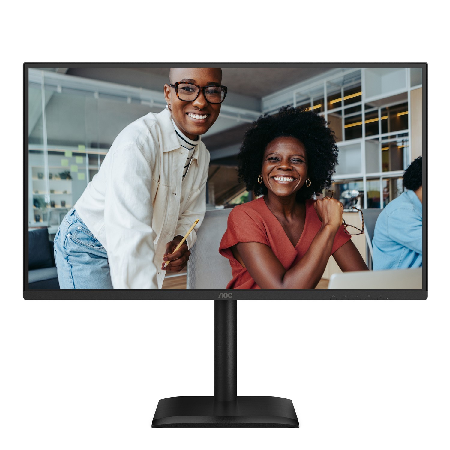 Zweites Bild vonAOC 27E4U, 68,6 cm (27"), 1920 x 1080 Pixel, Full HD, LED, 4 ms, Schwarz