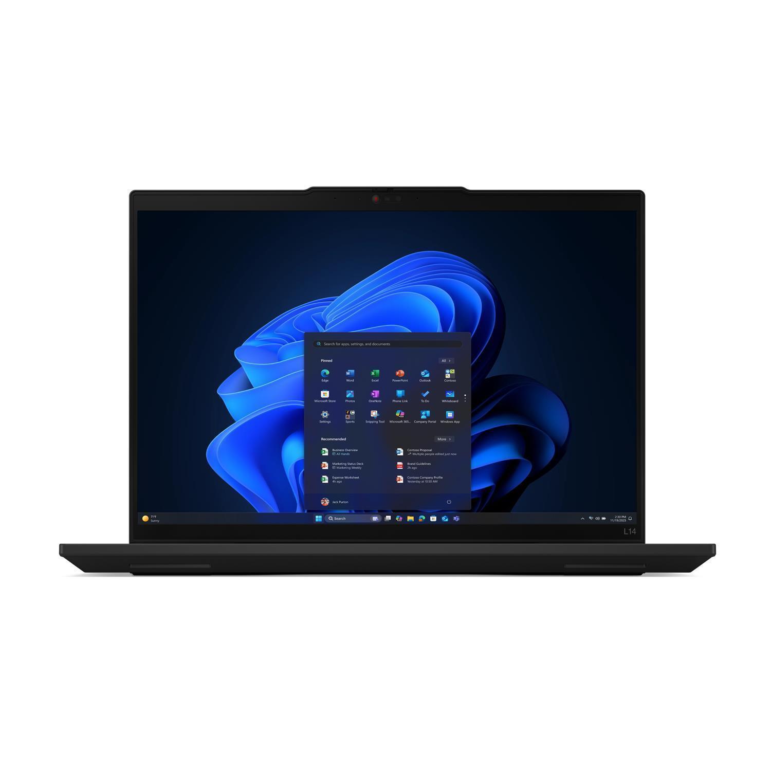 Zweites Bild vonLenovo ThinkPad 21S6005JGE, Intel Core Ultra 7, 35,6 cm (14"), 1920 x 1200 Pixel, 32 GB, 1 TB, Windows 11 Pro