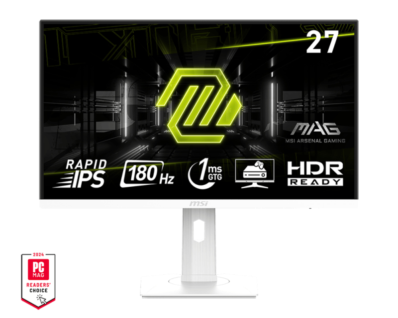 MSI MAG 274PFWDE, 68,6 cm (27"), 1920 x 1080 Pixel, Full HD, LCD, 1 ms, Weiß