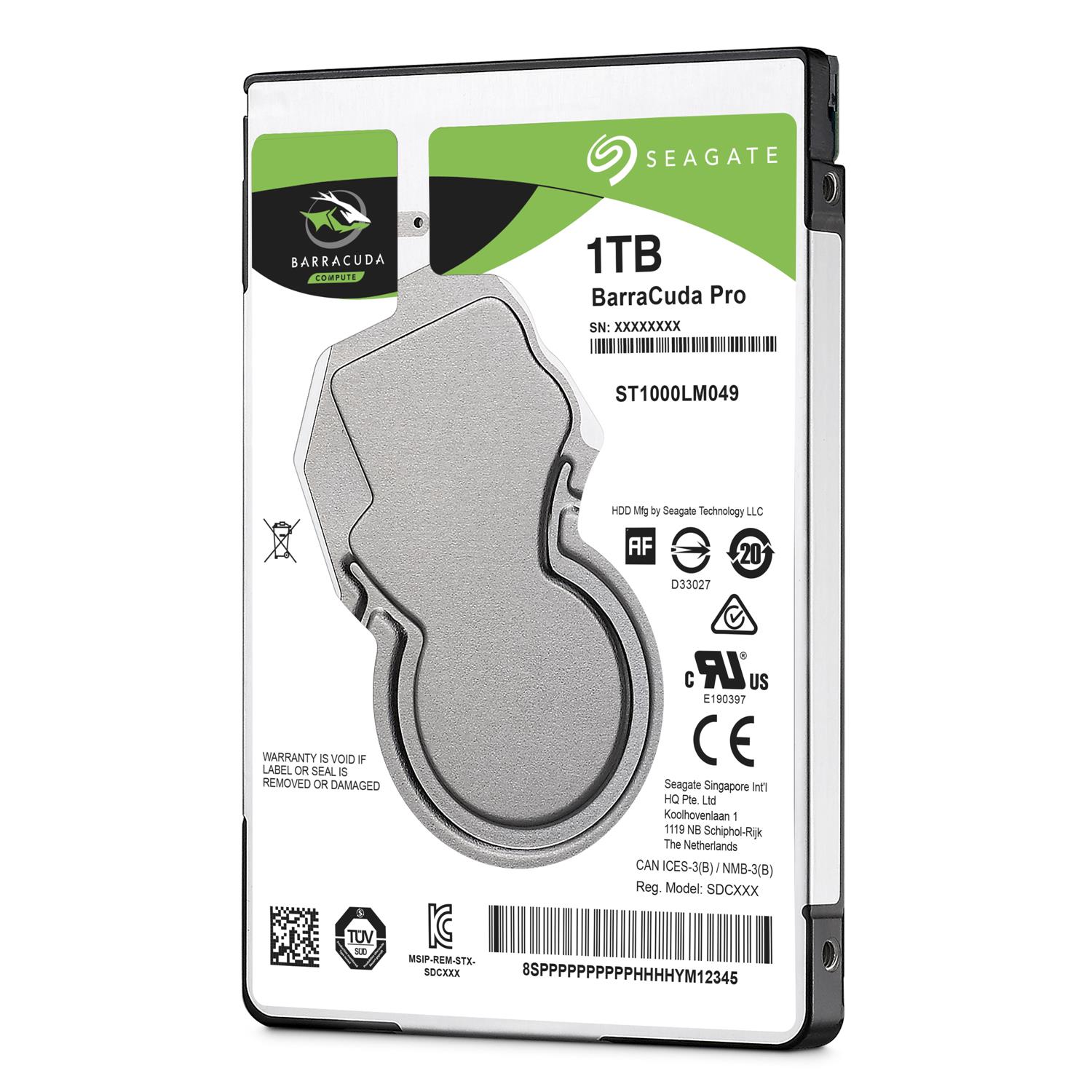 Zweites Bild vonSeagate Barracuda Pro, 1 TB, 7200 RPM, 128 MB, 2.5", Serial ATA III