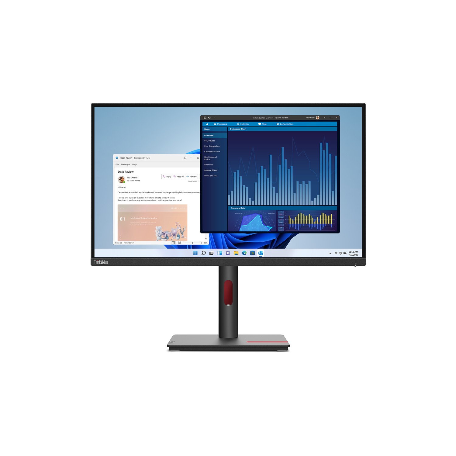 Lenovo ThinkVision T27p-30, 68,6 cm (27"), 3840 x 2160 Pixel, 4K Ultra HD, LED, 6 ms, Schwarz