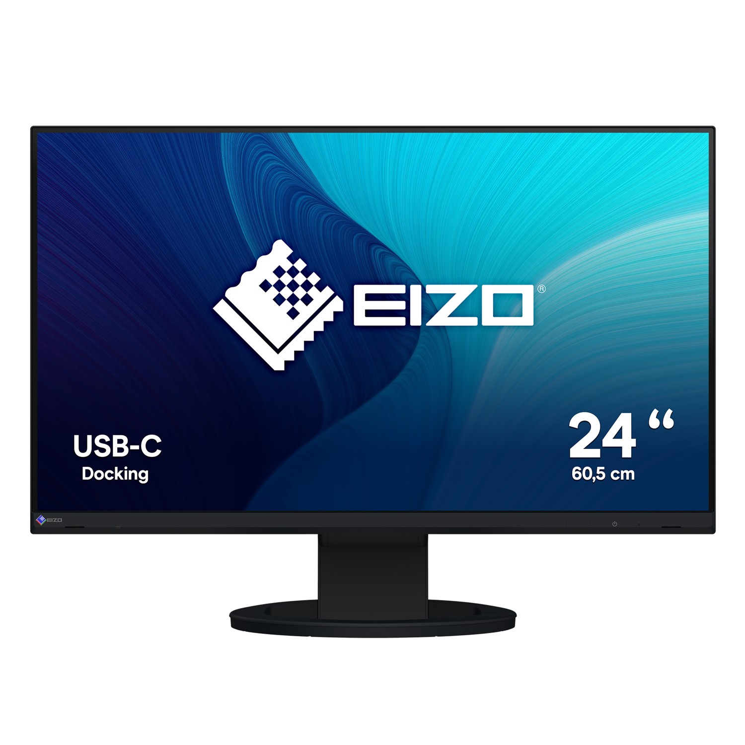 EIZO FlexScan EV2480-BK, 60,5 cm (23.8"), 1920 x 1080 Pixel, Full HD, LED, 5 ms, Schwarz