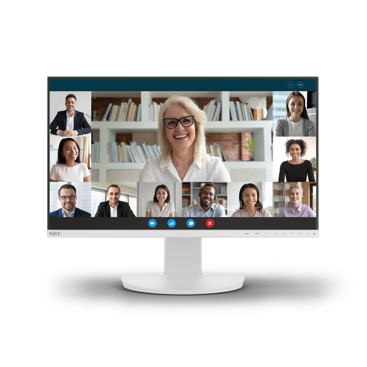 NEC MultiSync EA242F, 60,5 cm (23.8"), 1920 x 1080 Pixel, Full HD, LED, 5 ms, Weiß