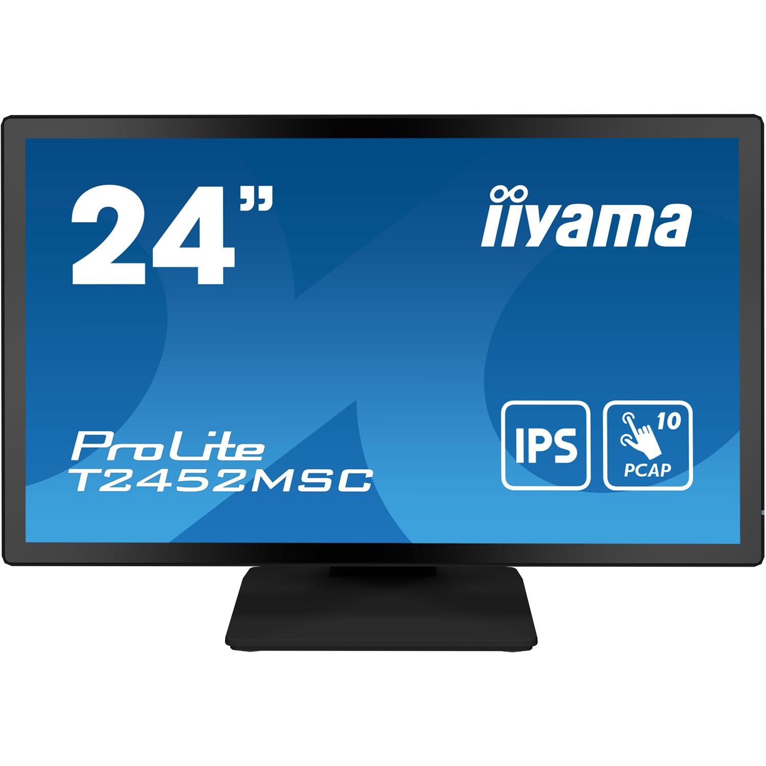 Iiyama ProLite T2452MSC-B1, 60,5 cm (23.8"), 1920 x 1080 Pixel, Full HD, LCD, 14 ms, Schwarz