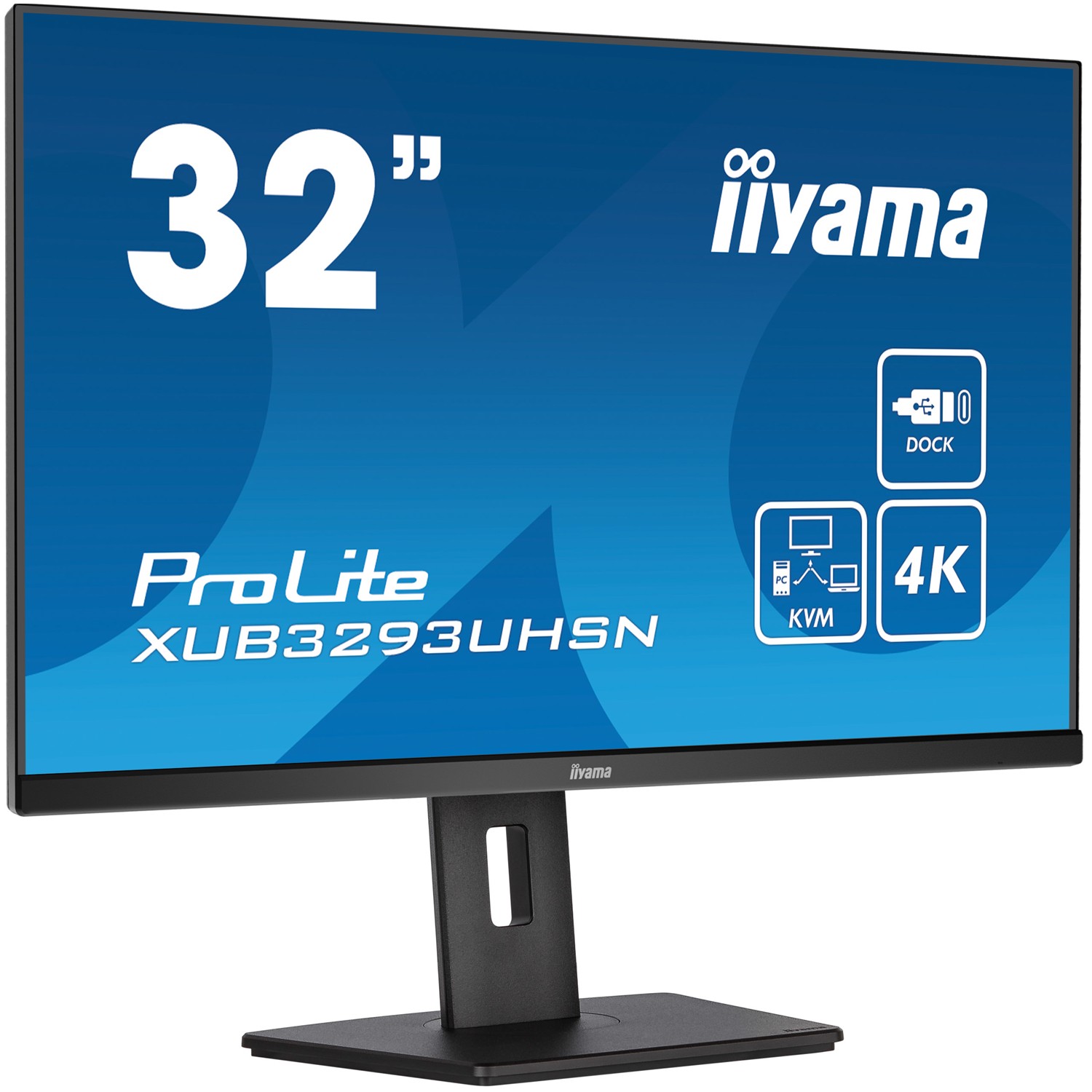Zweites Bild vonIiyama ProLite XUB3293UHSN-B5, 80 cm (31.5"), 3840 x 2160 Pixel, 4K Ultra HD, LCD, 4 ms, Schwarz
