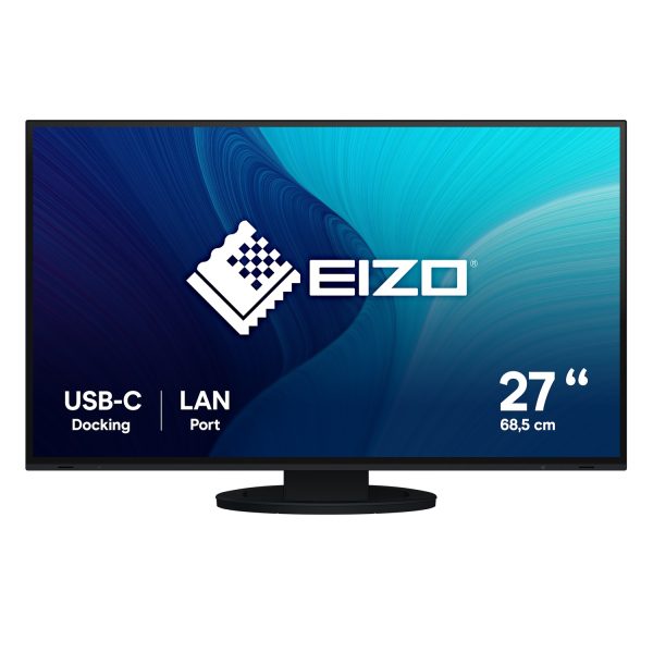 EIZO FlexScan EV2795-BK, 68,6 cm (27"), 2560 x 1440 Pixel, Quad HD, LED, 5 ms, Schwarz