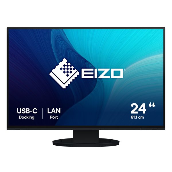 EIZO FlexScan EV2495-BK, 61,2 cm (24.1"), 1920 x 1200 Pixel, WUXGA, LED, 5 ms, Schwarz