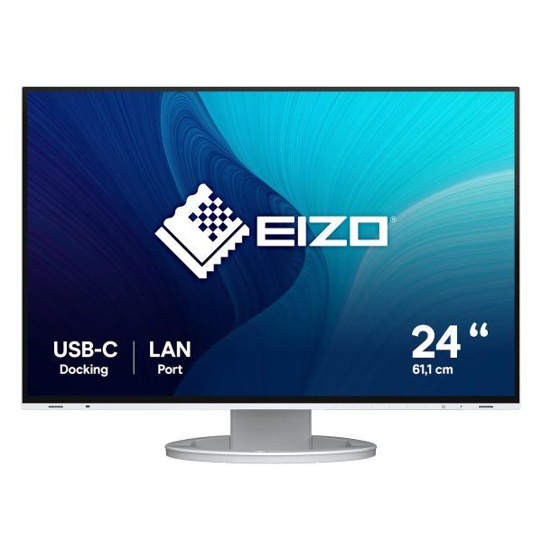 EIZO FlexScan EV2495-WT, 61,2 cm (24.1"), 1920 x 1200 Pixel, WUXGA, LED, 5 ms, Weiß