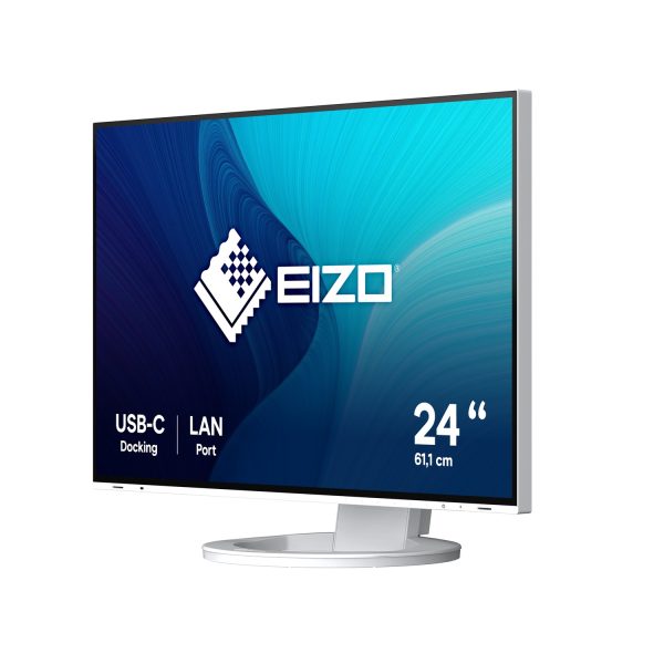Zweites Bild vonEIZO FlexScan EV2495-WT, 61,2 cm (24.1"), 1920 x 1200 Pixel, WUXGA, LED, 5 ms, Weiß