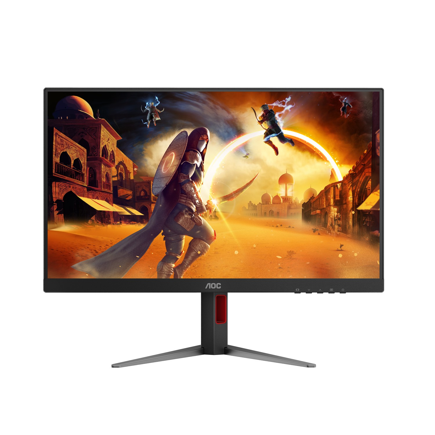 Zweites Bild vonAOC 27G4HA, 68,6 cm (27"), 1920 x 1080 Pixel, Full HD, LED, 1 ms, Schwarz, Rot