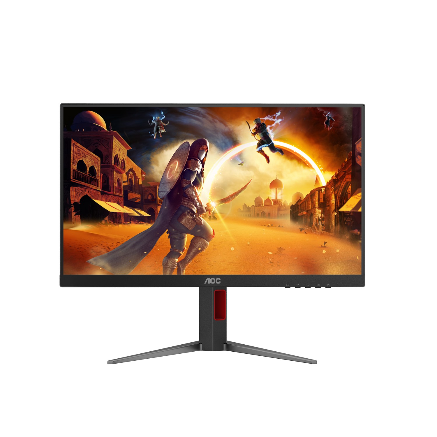 Zweites Bild vonAOC G4 24G4HA, 60,5 cm (23.8"), 1920 x 1080 Pixel, Full HD, LED, 1 ms, Schwarz, Rot