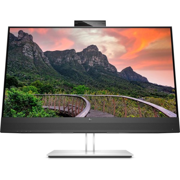 HP E-Series E27m G4 QHD USB-C-Konferenzmonitor, 68,6 cm (27"), 2560 x 1440 Pixel, Quad HD, LCD, 5 ms, Schwarz, Silber