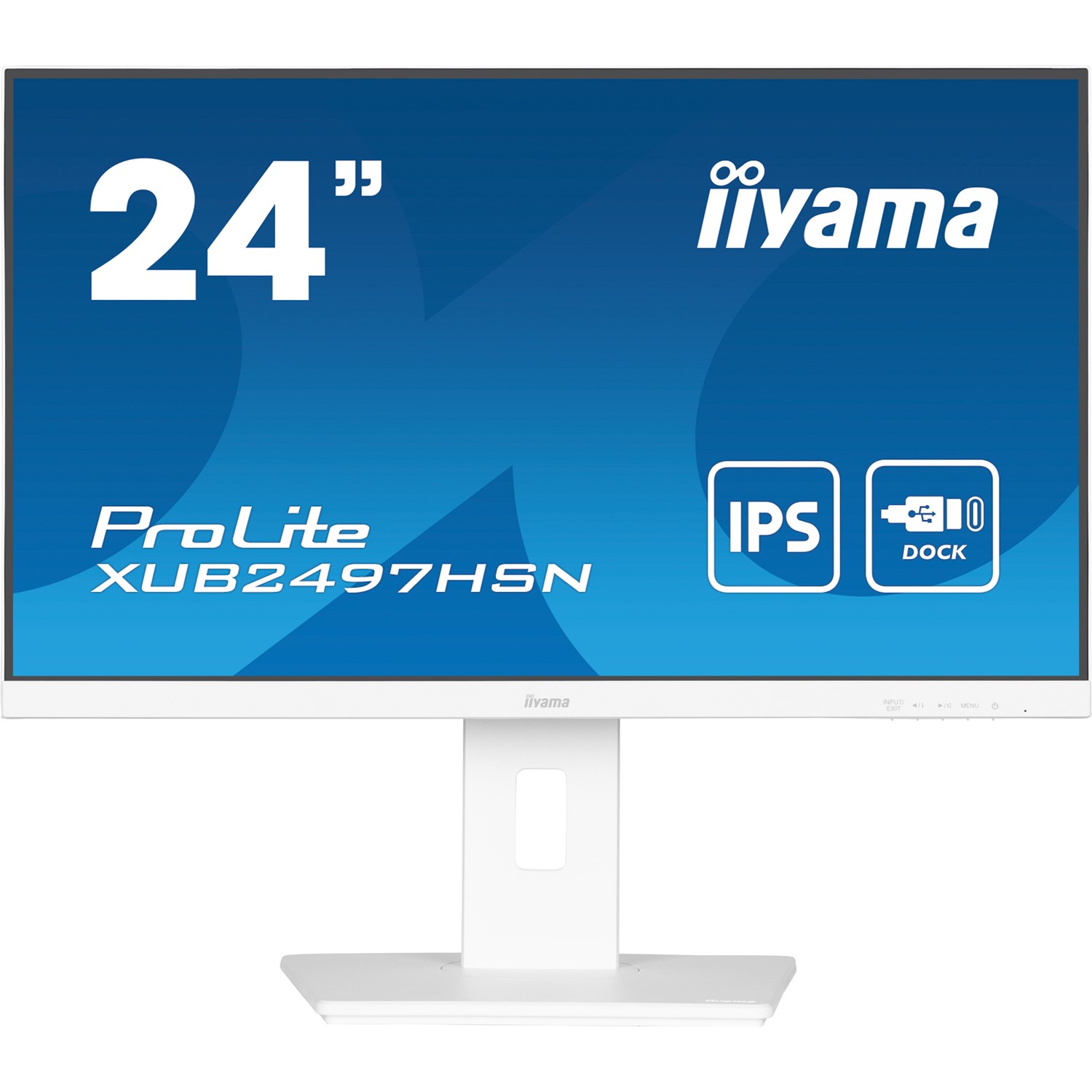 Iiyama ProLite XUB2497HSN-W2, 60,5 cm (23.8"), 1920 x 1080 Pixel, Full HD, LED, 1 ms, Weiß
