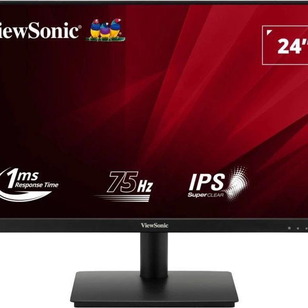 ViewSonic VA VA240-H-2, 60,5 cm (23.8"), 1920 x 1080 Pixel, Full HD, LED, 1 ms, Schwarz