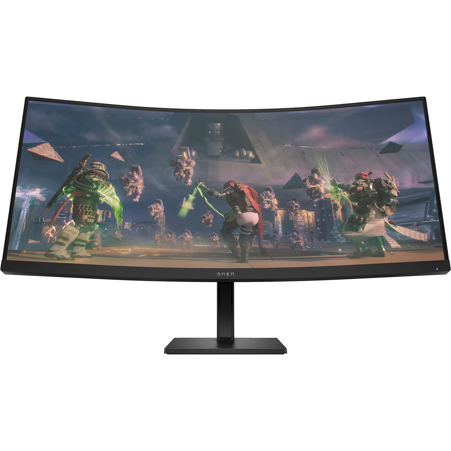 HP OMEN by HP OMEN by 34 Zoll WQHD 165 Hz Curved Gaming-Monitor – OMEN 34c, 86,4 cm (34"), 3440 x 1440 Pixel, Wide Quad HD, LCD, 1 ms, Schwarz