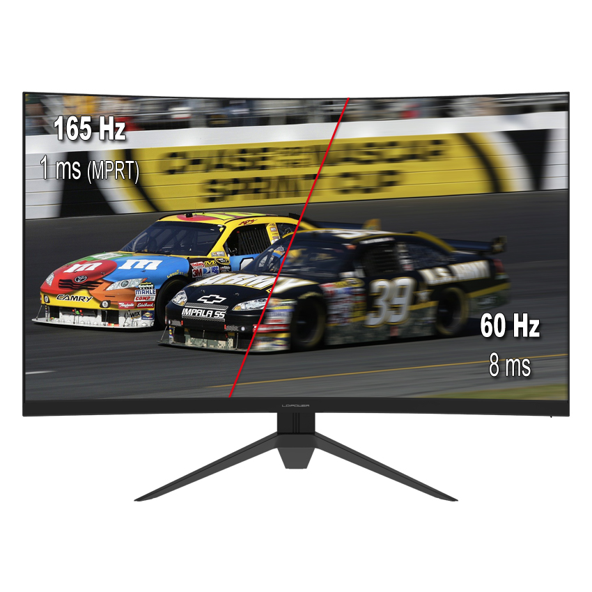 Zweites Bild vonLC-Power LC-M27-QHD-165-C, 68,6 cm (27"), 2560 x 1440 Pixel, Quad HD, LED, 1 ms, Schwarz
