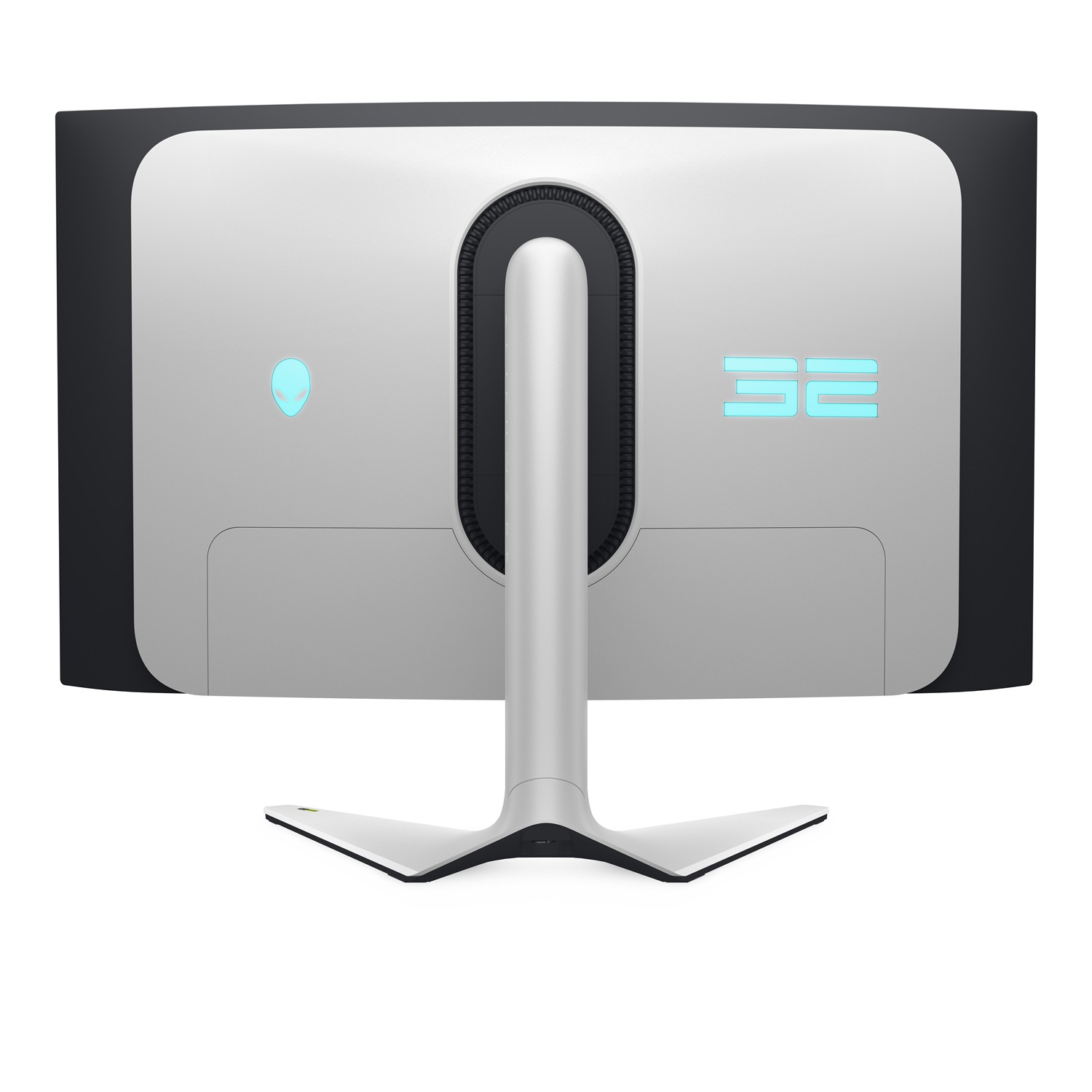 Zweites Bild vonDell Alienware AW3225QF, 81,3 cm (32"), 3840 x 2160 Pixel, 4K Ultra HD, QD-OLED, 0,03 ms, Schwarz, Weiß