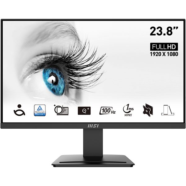 MSI Pro MP2412, 60,5 cm (23.8"), 1920 x 1080 Pixel, Full HD, LCD, 4 ms, Schwarz